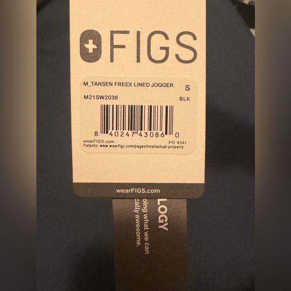 Figs Tansen Freex Lined Jogger Scrub Pants Men’s Small Excellent Condition $58 - Picture 6 of 6